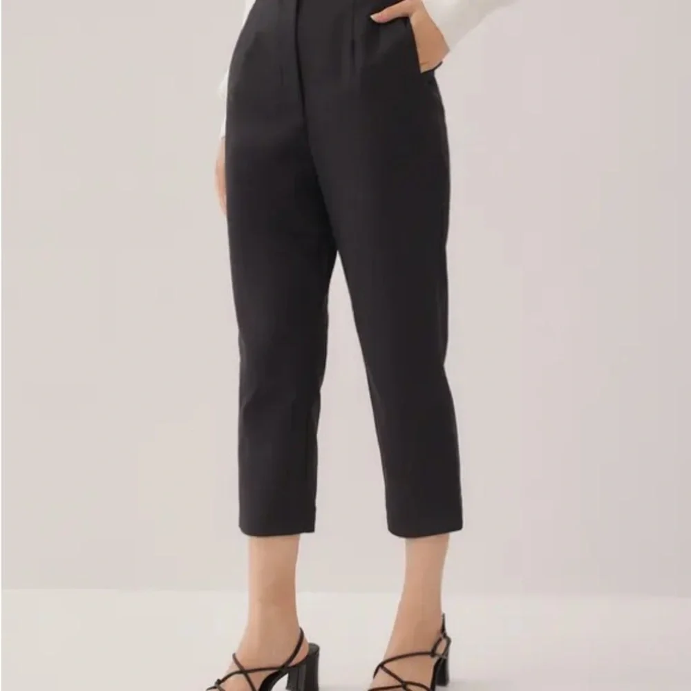 Love Bonito Roxanne Cotton Tailored Peg Leg Pants - Picture 2 of 7
